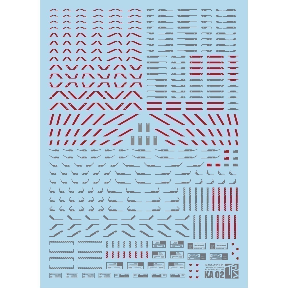 【Max模型小站】三紅領域 鋼彈模型 KA通用 卡版 KA版 標誌 細節水貼-細節圖4