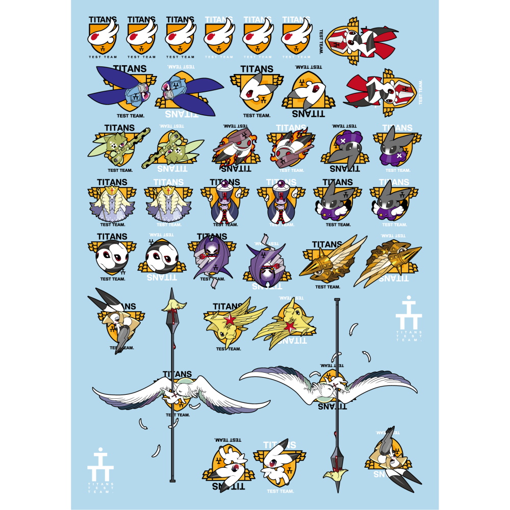 【Max模型小站】三紅領域 無比例 AOZ 迪坦斯的旗幟下 兔子團 通用水貼 警告標示-細節圖4