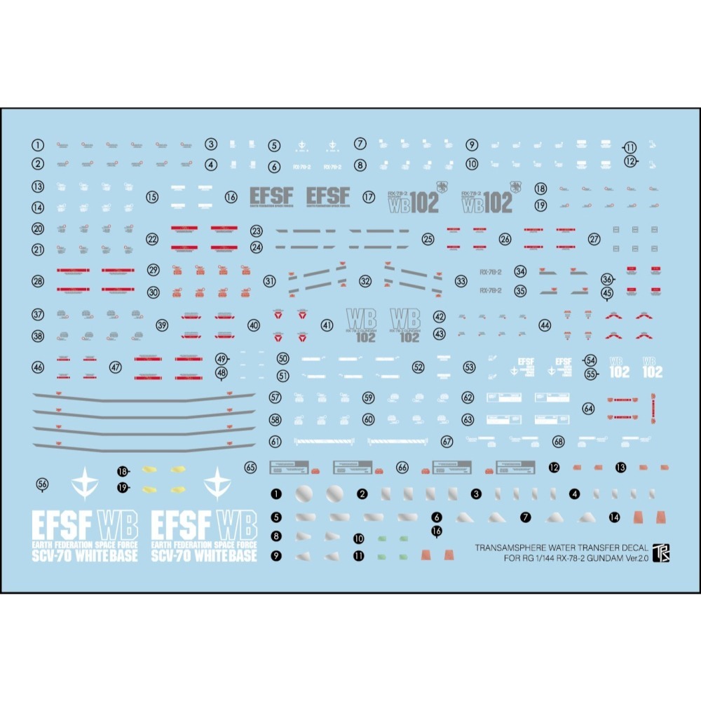 【Max模型小站】三紅領域 RG RX-78-2 2.0 RG元祖2.0 KA風格 高清 水貼-細節圖2