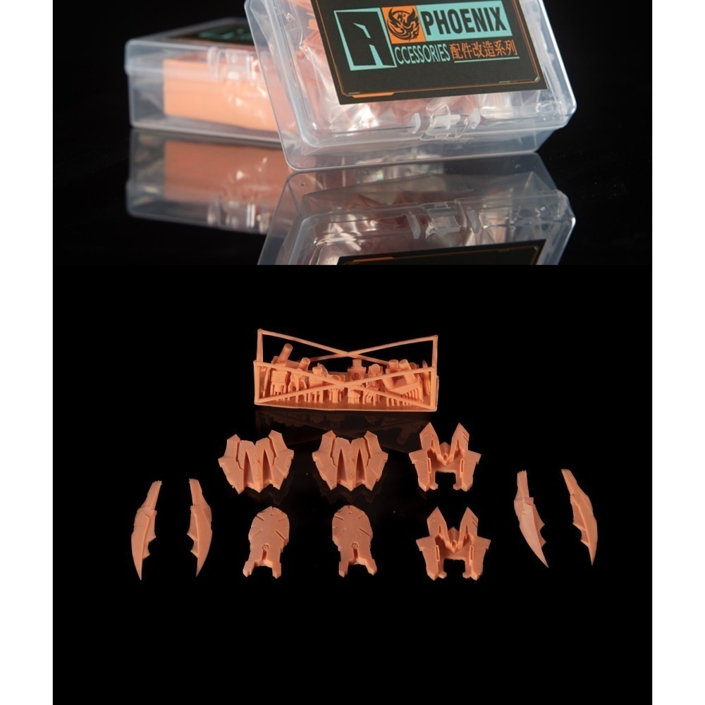 【Max模型小站】菲尼克斯 A-32 1/144比例 鋼彈機娘通用武裝 武器改件 双刺盾-細節圖2