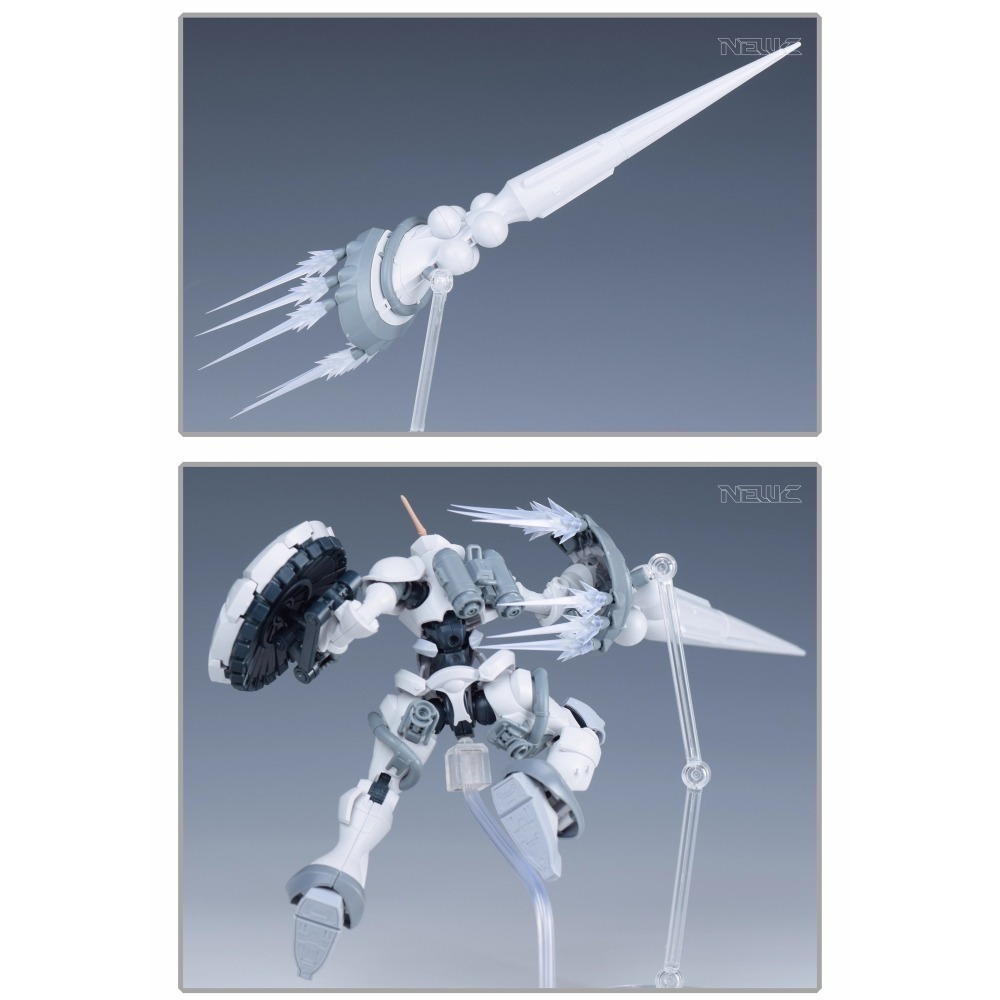 【Max模型小站】新月 (HG) 澤維爾專用吉昂白瓷裝備噴射特效改件(不含本體)-細節圖6
