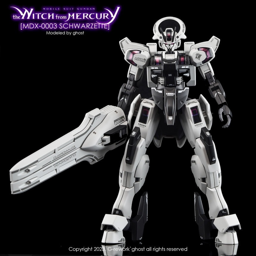 【Max模型小站】炎水貼 GHOST原創 HG(59) 水星的魔女25 戰騎鋼彈 高清 螢光水貼-細節圖7