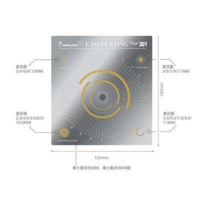 【Max模型小站】喵匠 遮蓋帶切割板 金屬 切割墊 分色 遮蓋用(12*13cm)-規格圖6