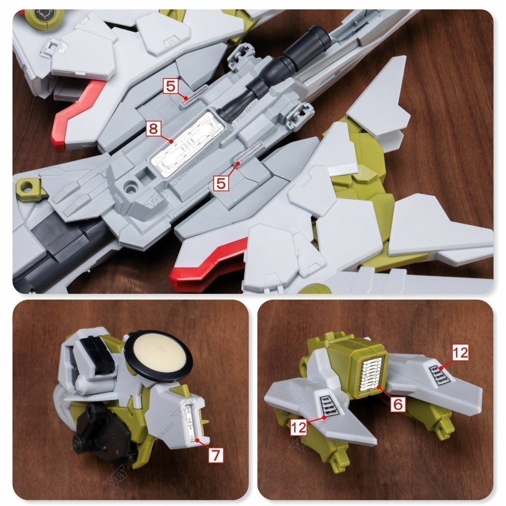 【Max模型小站】TAS沉迷者 HG命運鋼彈2型 宙斯魅影SEED劇場版 蝕刻片(無背膠)-細節圖3