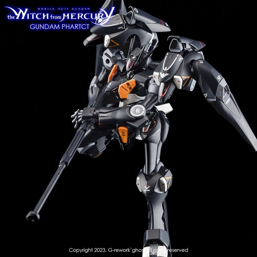 【Max模型小站】炎水貼 HG(68) 1/144 水星的魔女 07 鐵騎鋼彈 高清 螢光水貼-細節圖4