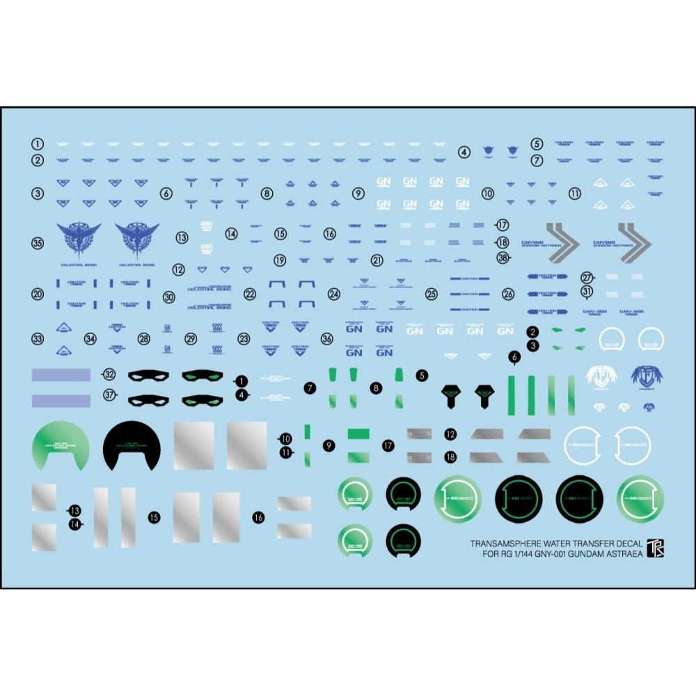 【Max模型小站】三紅領域 RG 正義女神 白色正義女神 白正 模型 高清 水貼-細節圖2