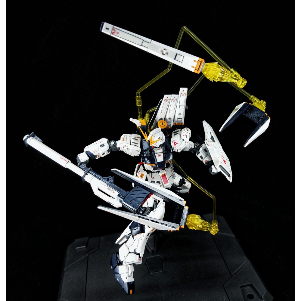 【Max模型小站】妙屋智造 MG RG藍異端 卡沙 海牛 牛 拂曉 浮游炮特效件 造型支架(黃色款)-細節圖4