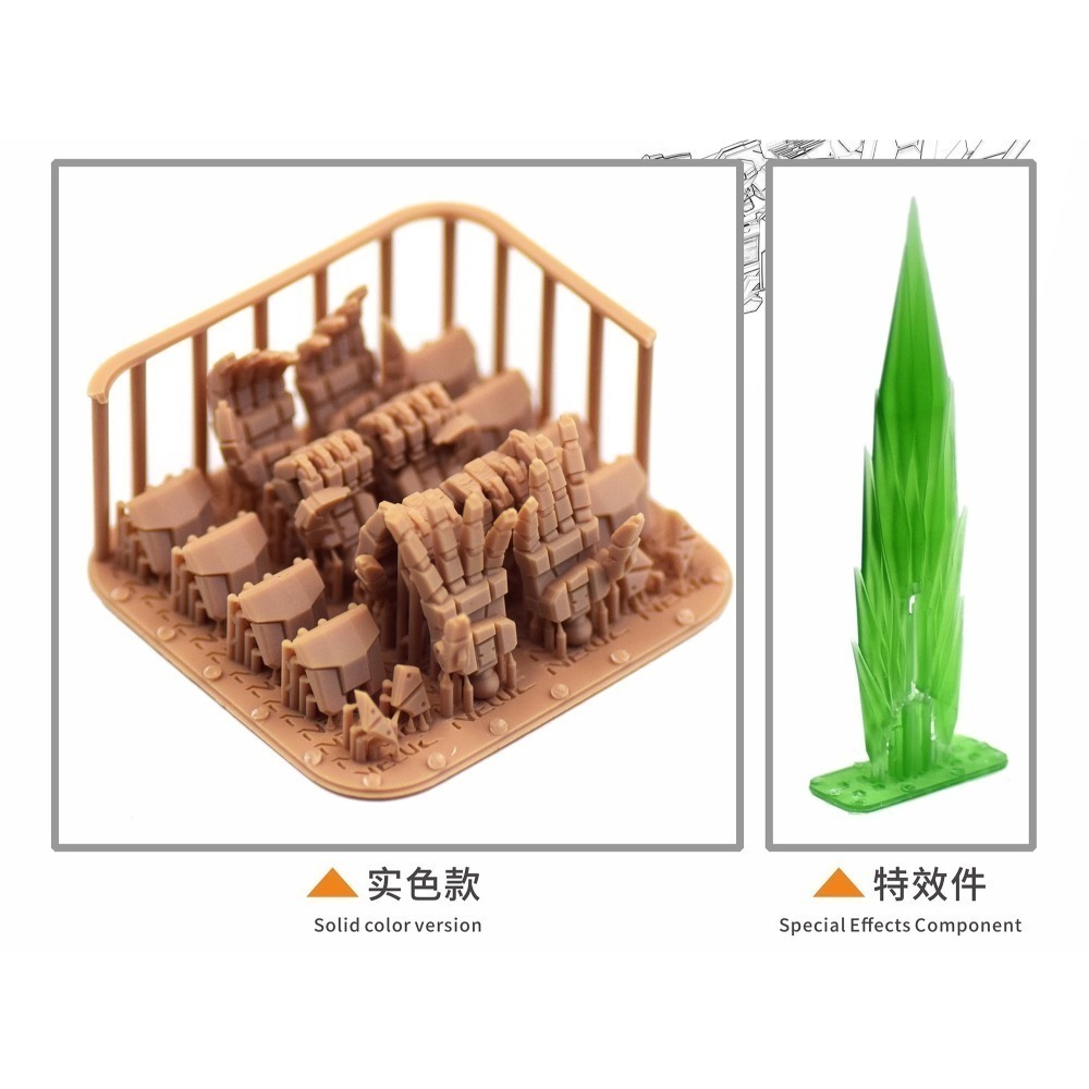 【Max模型小站】新月 (MGSD) 風靈鋼彈 水星魔女 細節造型手+特效件-細節圖3