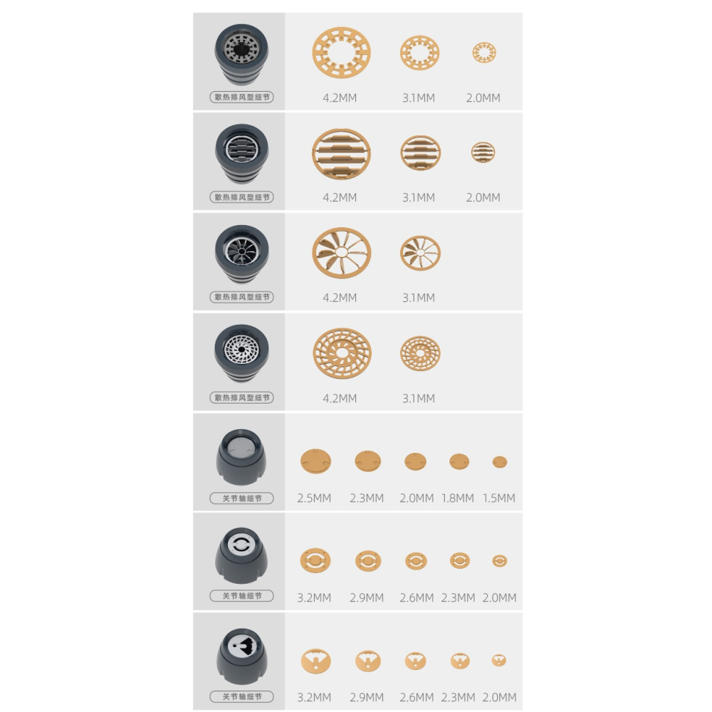 【Max模型小站】喵匠HOBBY MIO 模型通用高精度細節改造蝕刻片SK系列 超薄 海量細節-細節圖3