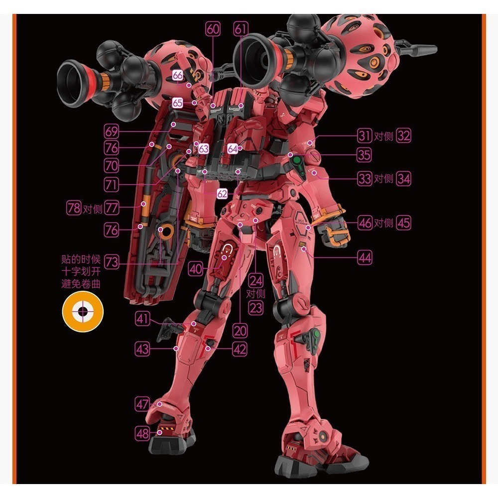 【Max模型小站】GUGU HG 1/144 紅白鋼彈 跨時之戰 高清 水貼-細節圖3