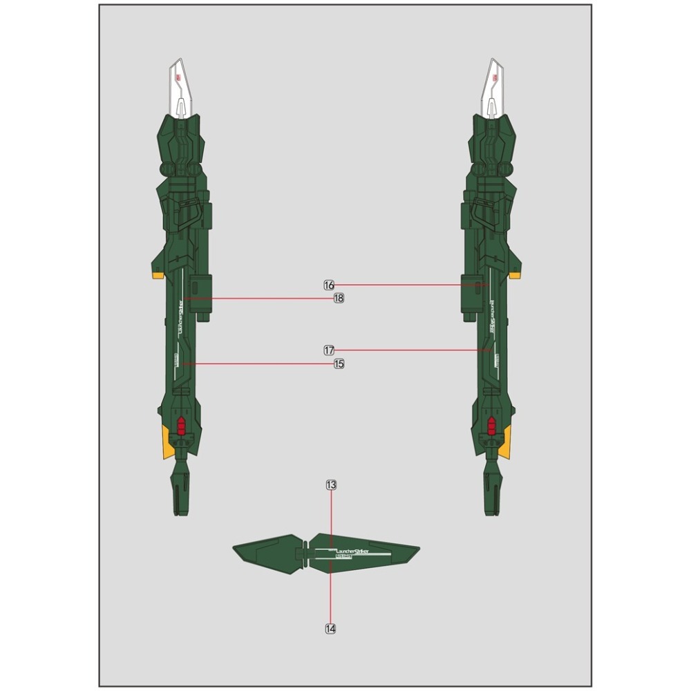 【Max模型小站】拾壹零 MG MB 1/100 GAT-X105 攻擊鋼彈 空裝劍裝炮裝水貼-細節圖7
