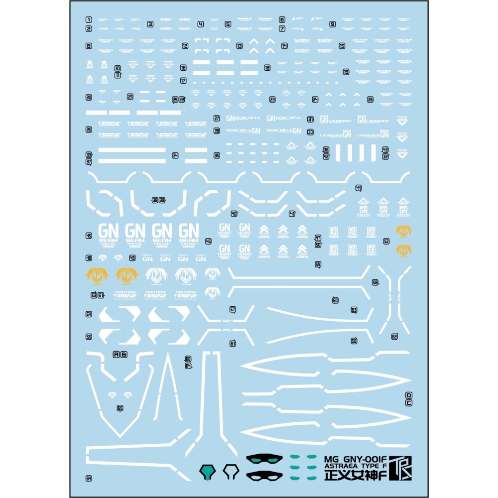 【Max模型小站】三紅領域 MG GNY-001F Astraea 正義女神F型 全武裝 PB限定 水貼-細節圖2
