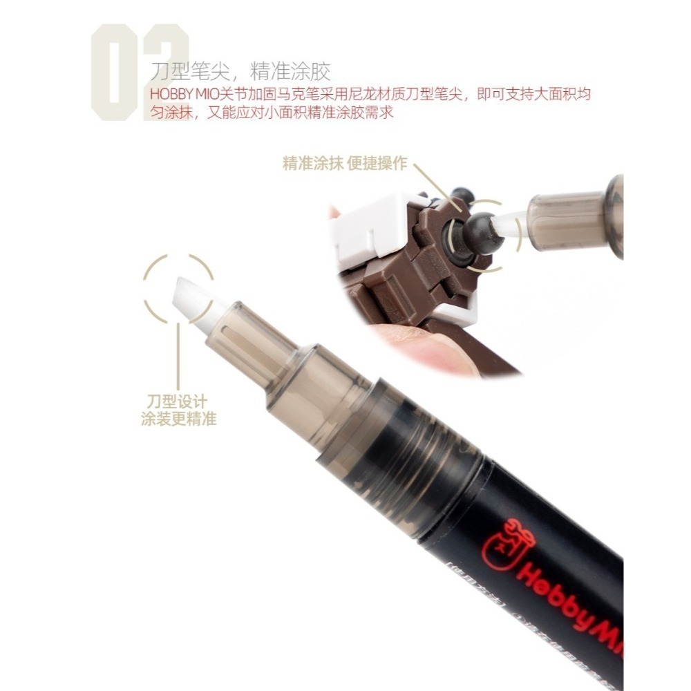 【Max模型小站】喵匠 關節加固膠水馬克筆 油性鋼彈模型拼裝關節鬆動阻尼-細節圖4