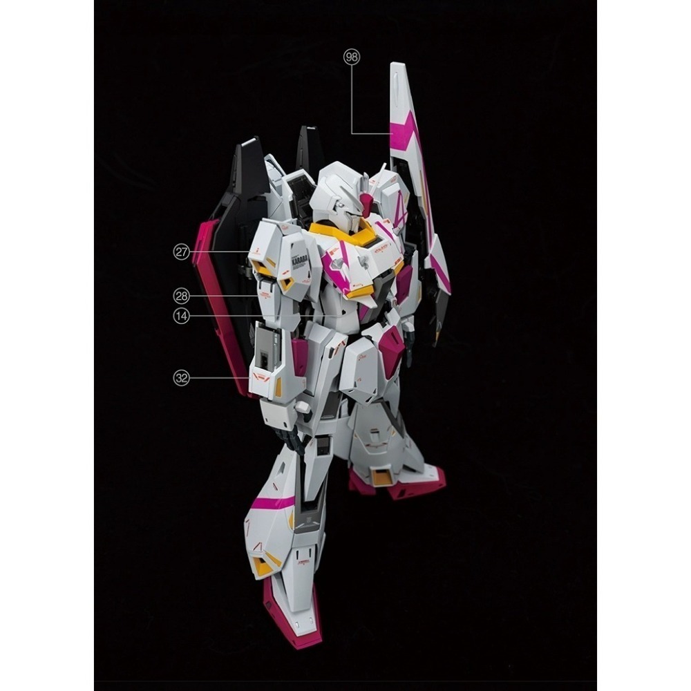 【Max模型小站】匠心社 MG卡版Z MSZ-006-3 ZETA Z3 鋼彈專用水貼 (2張) [MG219B]-細節圖5