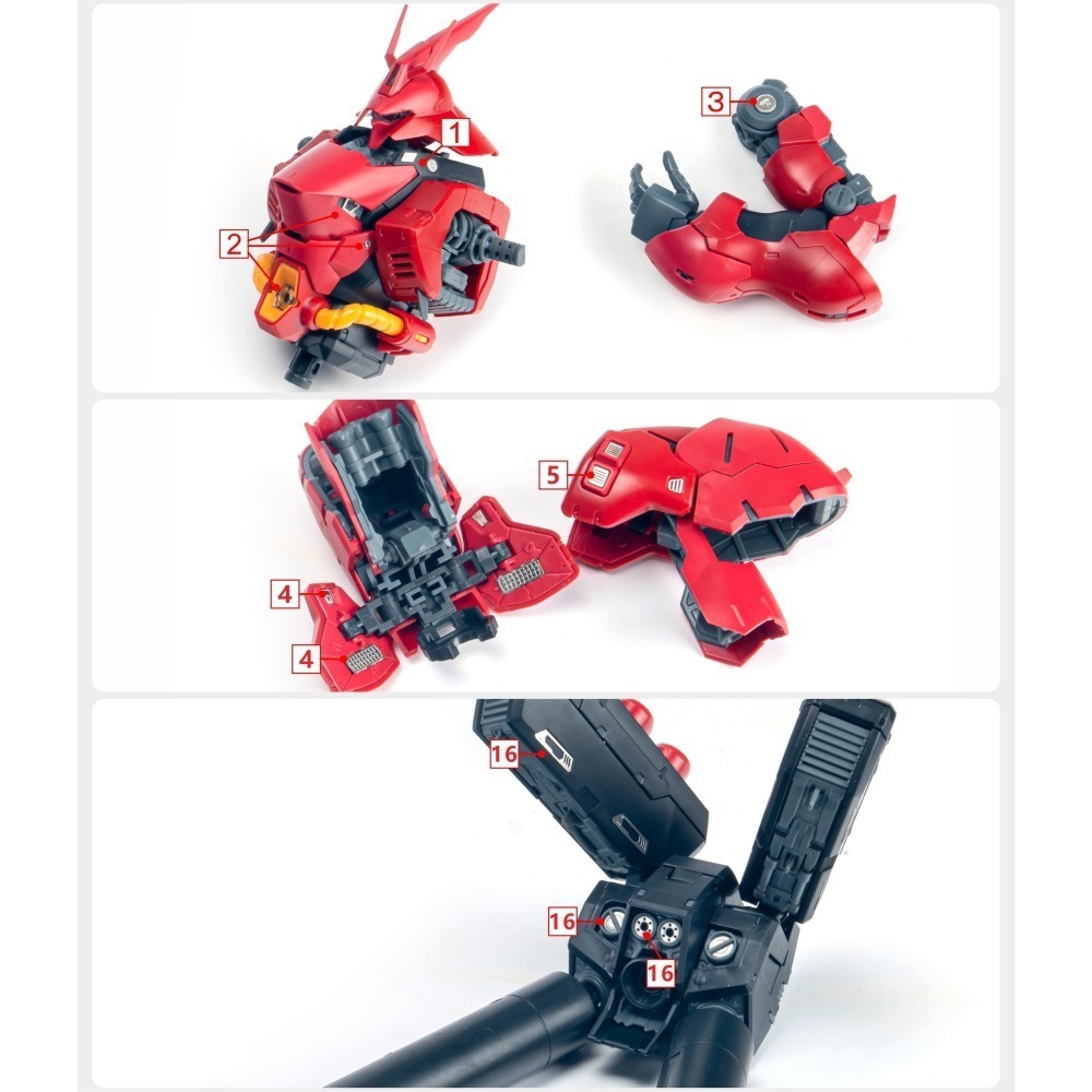 【Max模型小站】TAS沉迷者 RG沙薩比 1/144 SAZABI 專用高精度 蝕刻片-細節圖3