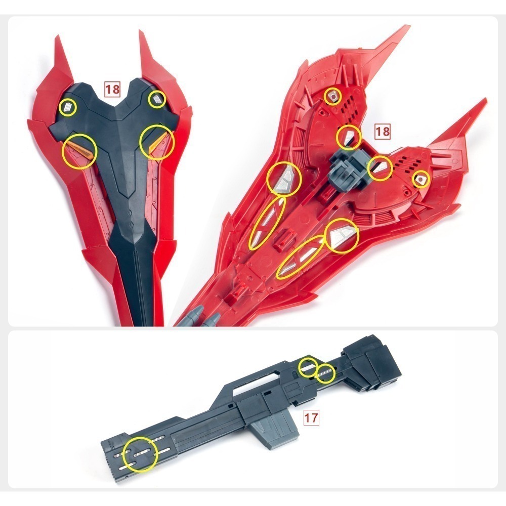 【Max模型小站】TAS沉迷者 RG沙薩比 1/144 SAZABI 專用高精度 蝕刻片-細節圖5