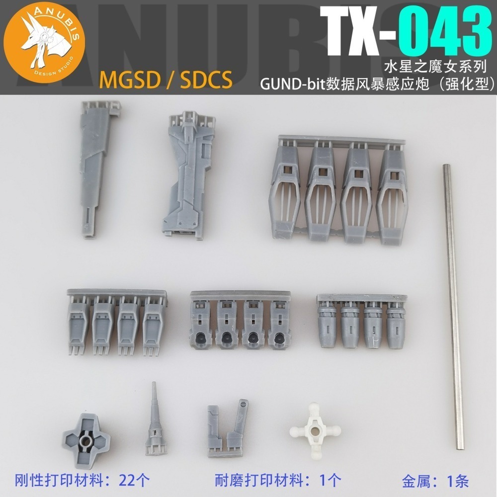 【Max模型小站】阿努比斯 TX043 MGSD風靈 風暴感應炮 强化型 武器改件通用-細節圖4