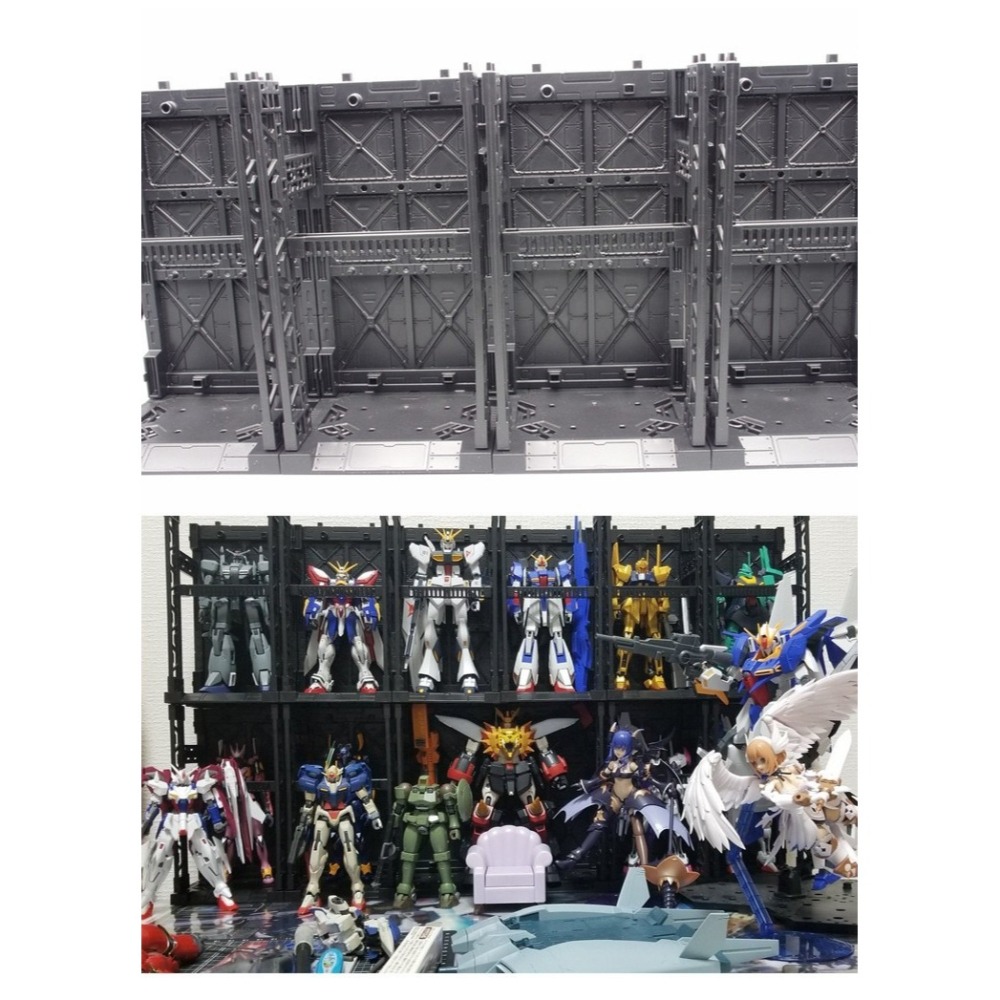 【Max模型小站】YAMADA 日本鋼彈格納庫 HG RG 展示台模型收納架+水貼-細節圖6