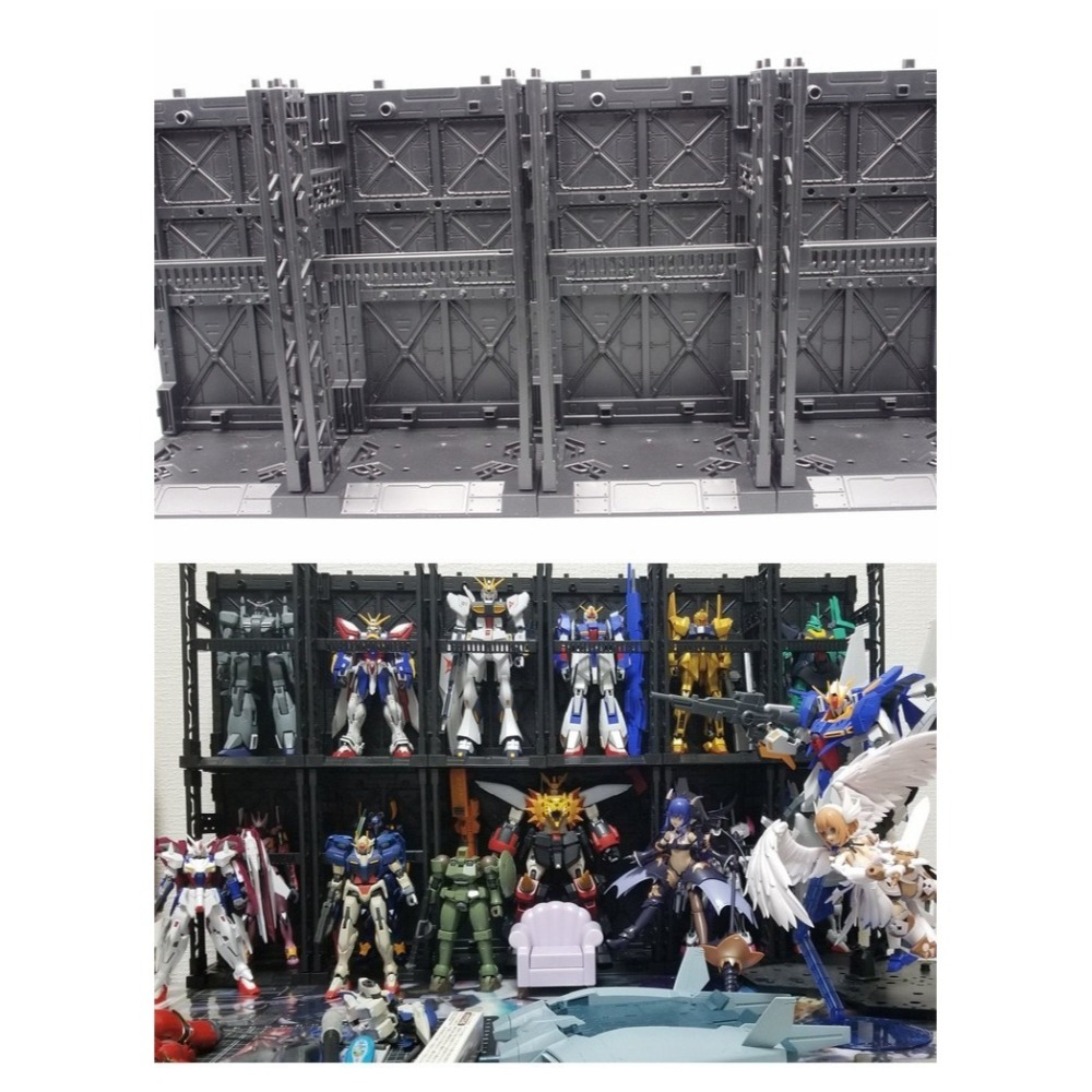 【Max模型小站】YAMADA 日本鋼彈格納庫 HG RG 展示台模型收納架+水貼-細節圖6