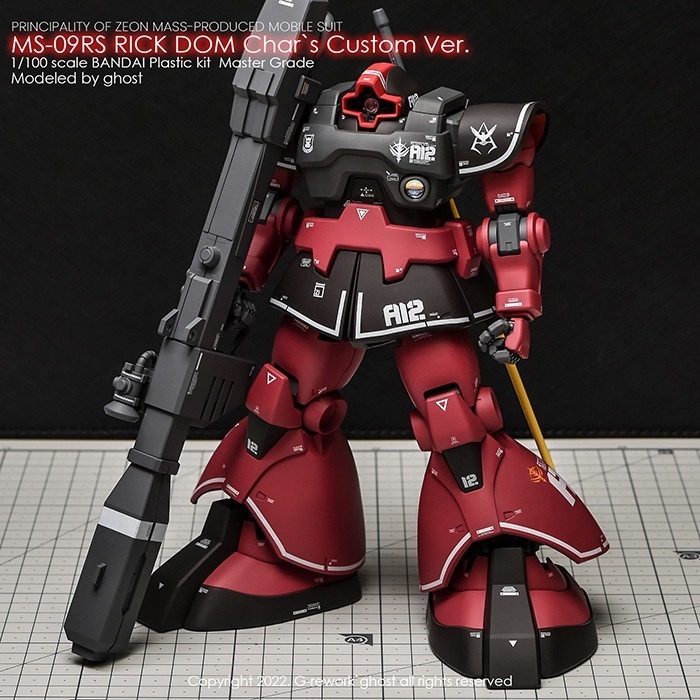 【Max模型小站】炎水貼 GHOST MG(21) 夏亞用/里克德姆 RICK DOM ver1.5 螢光水貼-細節圖6