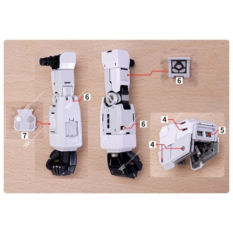 【Max模型小站】TAS沉迷者 PGU元祖 RX78 鋼彈蚀蝕片 金屬細節補品(附背膠)-細節圖4