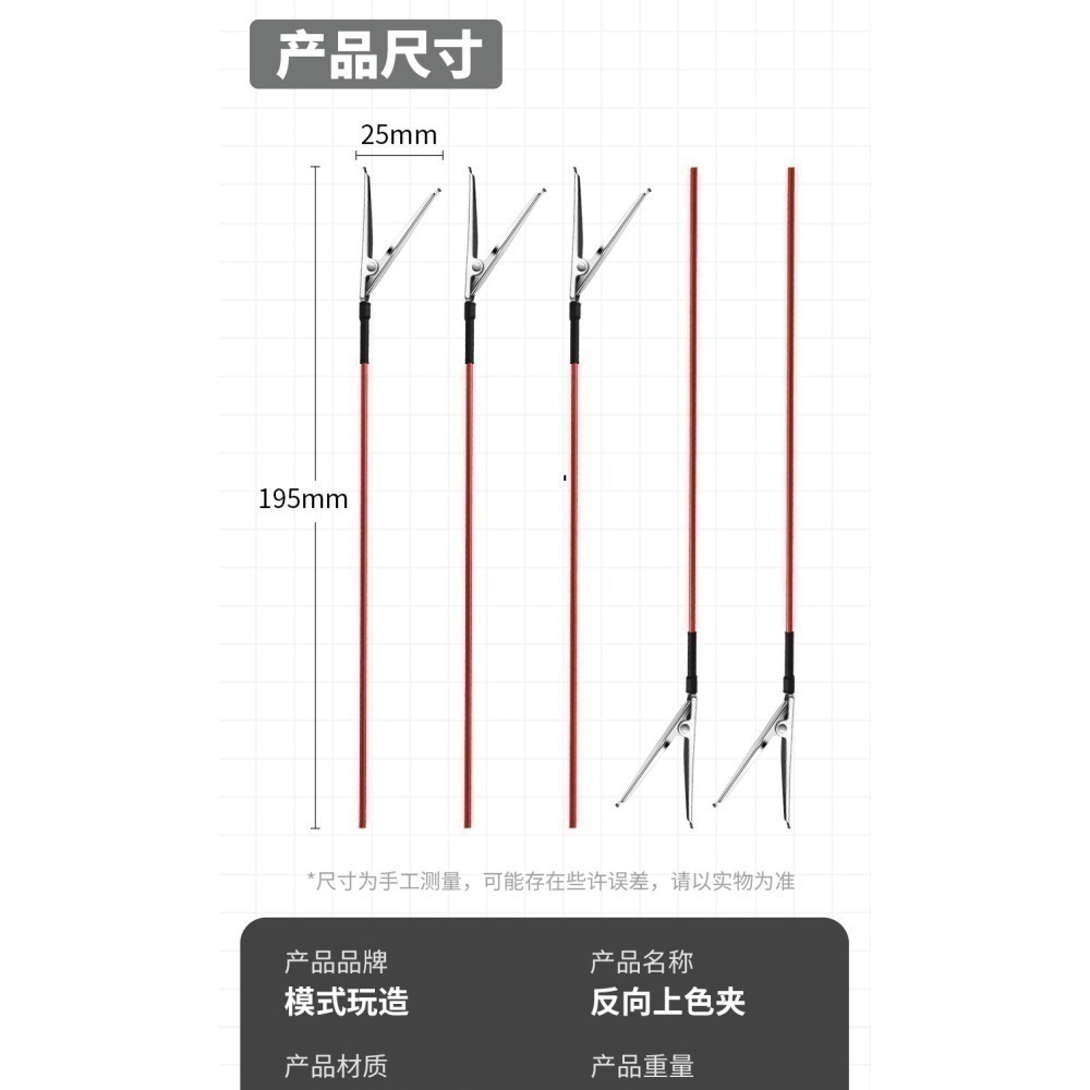 【Max模型小站】模式玩造 MS130 反向上色夾 模型零件噴塗模型工具-細節圖2