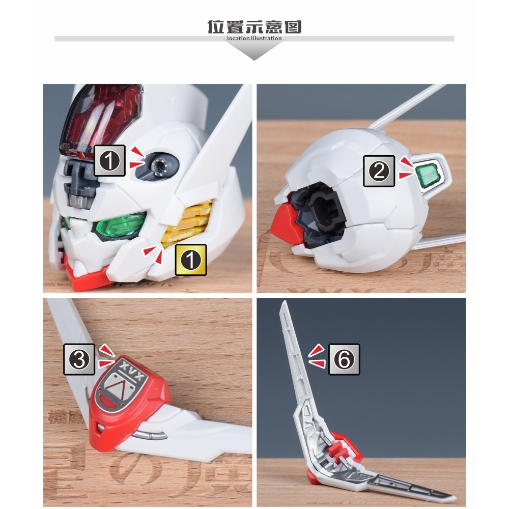 【Max模型小站】新月 水星的魔女 MGSD 風靈鋼彈蝕刻片-細節圖2