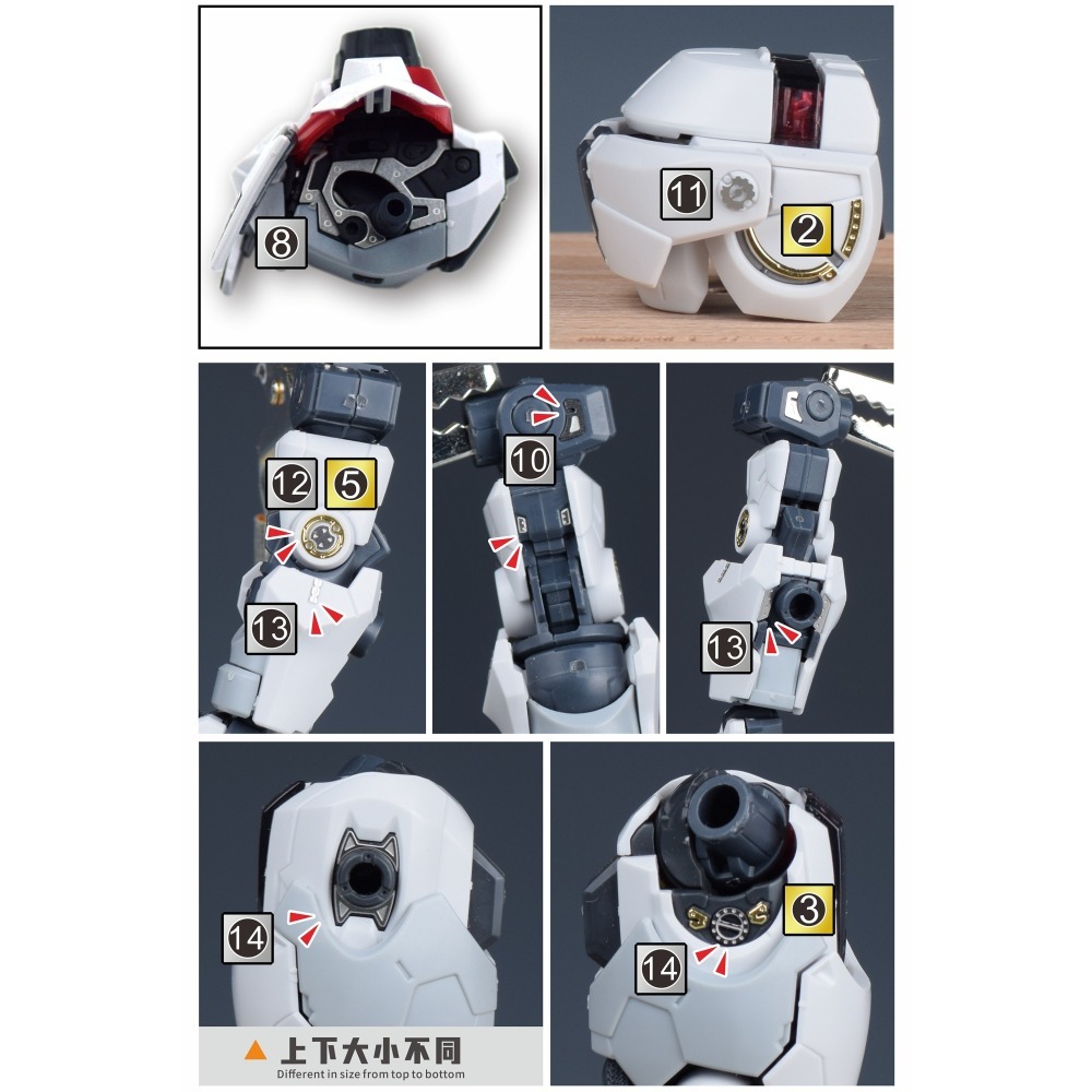 【Max模型小站】新月 水星的魔女 MGSD 風靈鋼彈蝕刻片-細節圖4