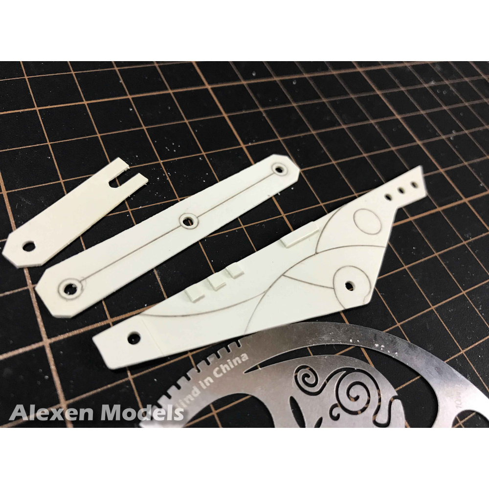 【Max模型小站】艾烈臣 AJ0093 模型蟲形雲規尺 機體雕花纹理 拉弧線 曲線-細節圖5