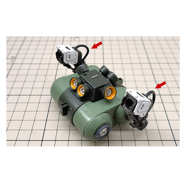 【Max模型小站】模式玩造 HS029鋼彈科幻模型細節改件 通用型背包液壓杆套件-細節圖6