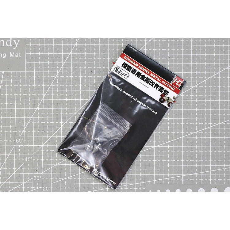 【Max模型小站】HD 鋼彈模型 金屬補品 改件 mg薩克肩刺 ZC1 銀色/鈦黑/金色 (3枚入)-細節圖3