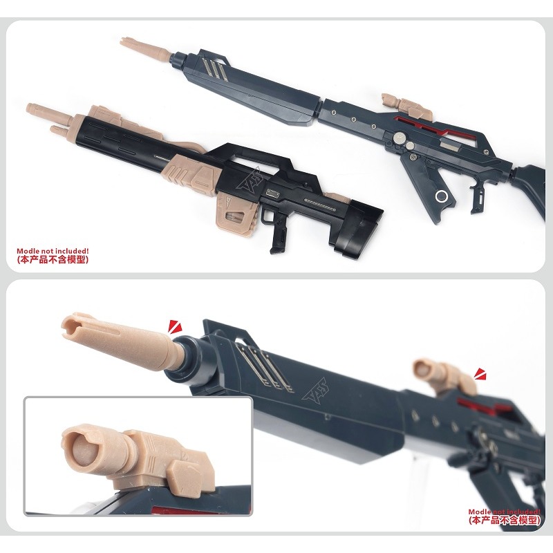 【Max模型小站】TAS沉迷者 MG沙薩比SAZABI卡版 卡沙 3D打印件 改造補品(主體+武器)-細節圖8