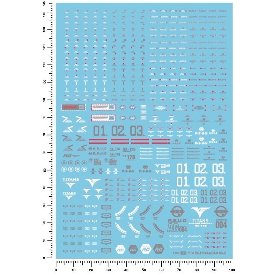 【Max模型小站】匠心社 MG80 1/100 MK-Ⅱ RX-178 鋼彈MK-2 幽谷(白兔).高清水貼-細節圖2