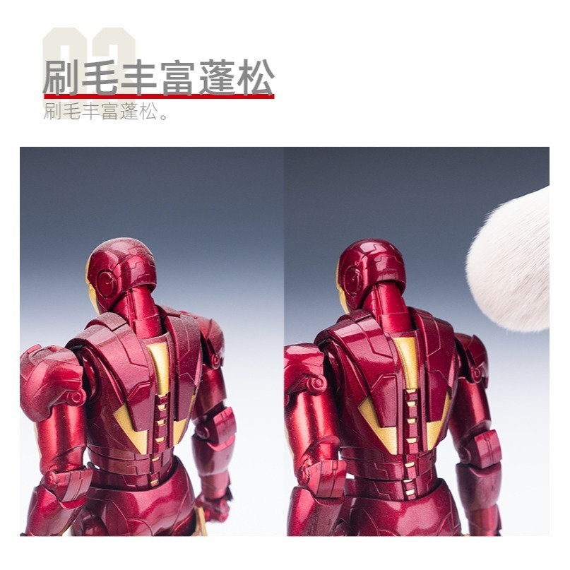 【Max模型小站】喵匠 HOBBY MIO 軟毛除塵刷 模型手辦清理刷 除塵無痕 毛刷-細節圖6