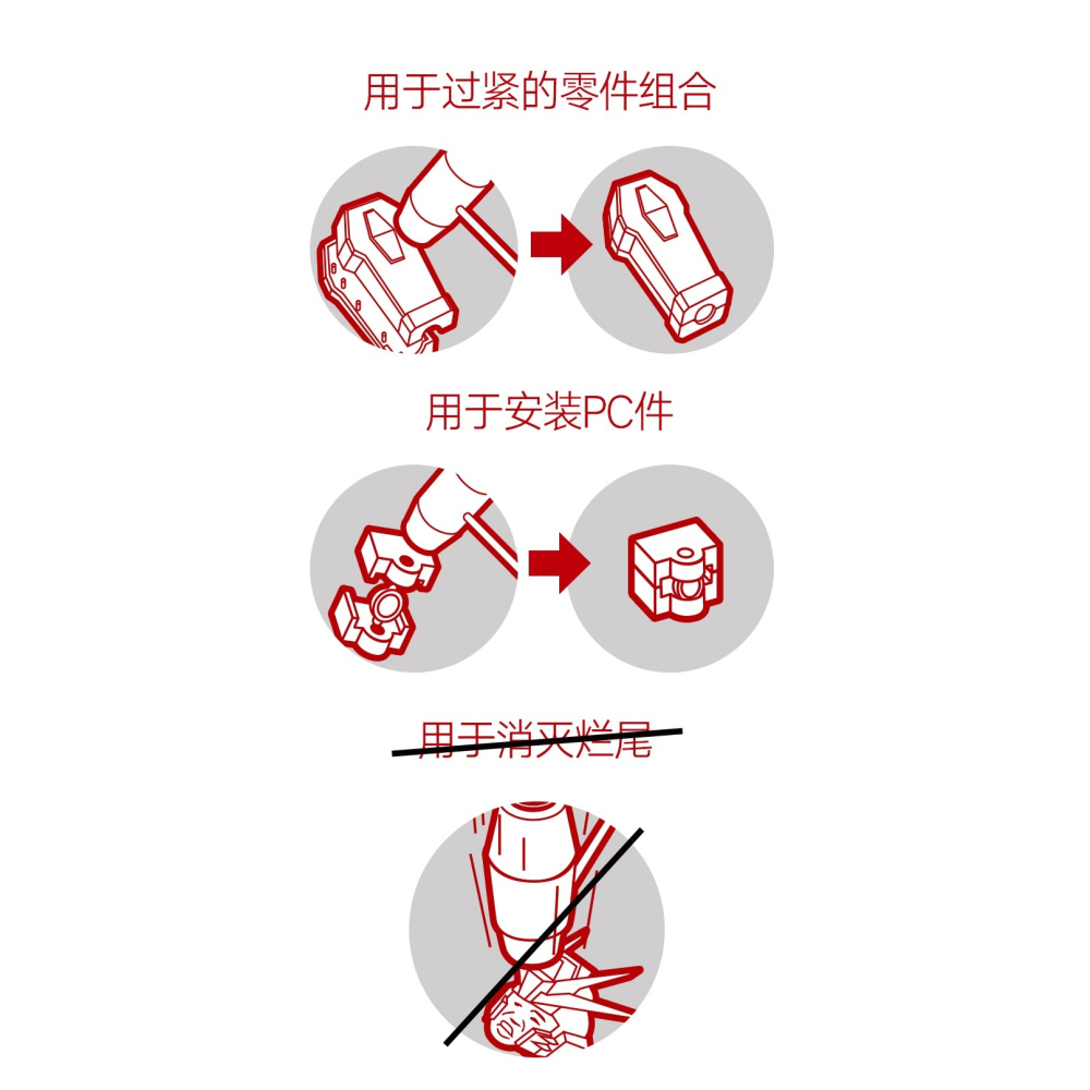 【Max模型小站】喵匠 手工金屬小錘 不鏽鋼鋁合金 耐用雙頭工具錘-細節圖2