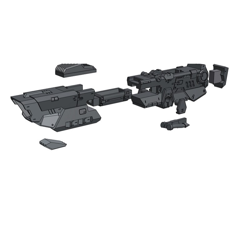 【Max模型小站】菲尼克斯 A-07 MG/RG/HG 模型 3MM接口通用 磁軌炮 武器改件-細節圖3