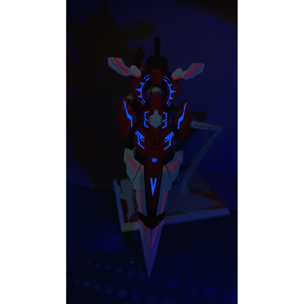 【Max模型小站】Amax工作室 MG Seven GN-00007S 00鋼彈七劍(檢察官).螢光水貼-細節圖9