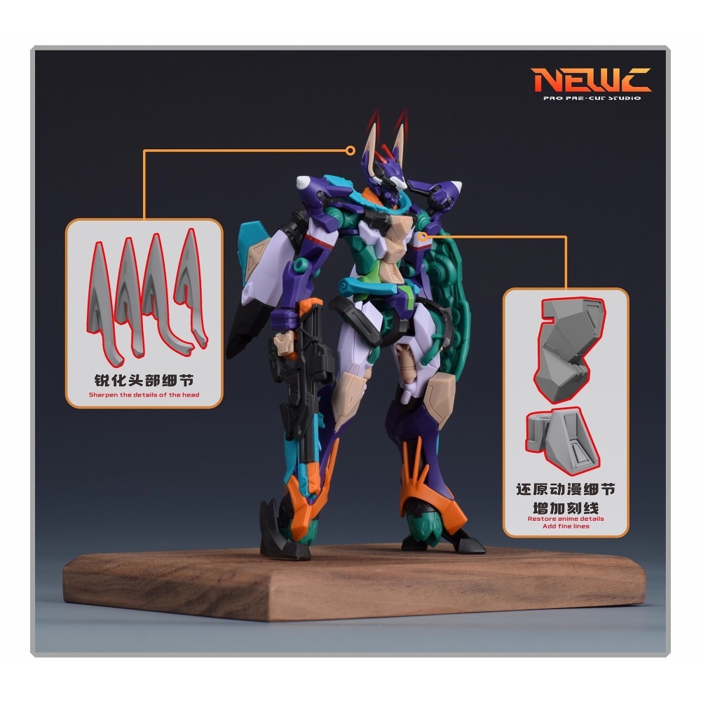 【Max模型小站】新月 (HG)基弗列德 G夸克斯二號機(造型手+細節改件)-細節圖6