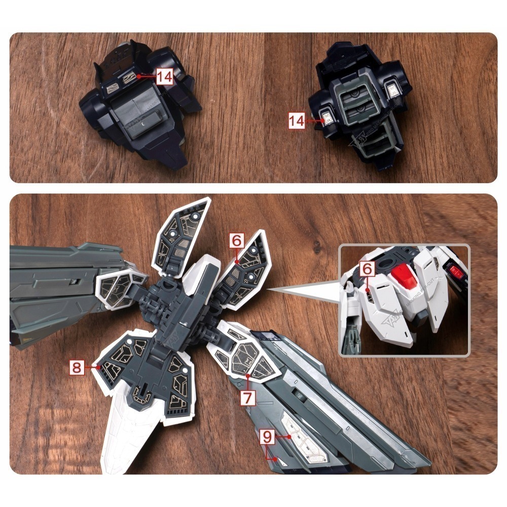 【Max模型小站】TAS沉迷者 MG1/100 自由鋼彈 Ver.2.0 專用高精度蝕刻片 模型改造-細節圖4