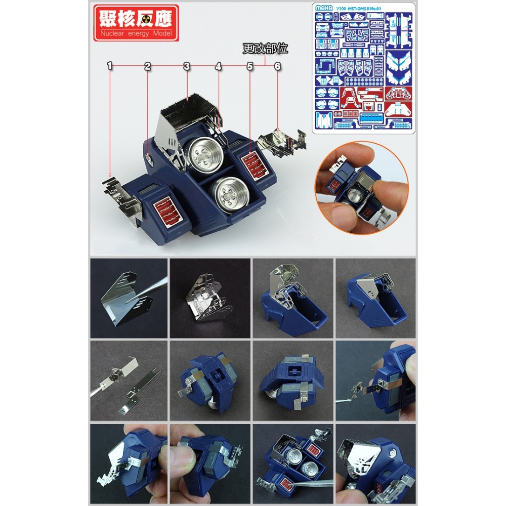 【Max模型小站】聚核反應 MG GM 狙擊吉姆 專用蝕刻片-細節圖6