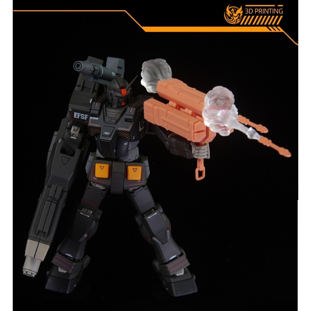 【Max模型小站】菲尼克斯 A-33 HG 1/144鋼彈模型通用 六連導彈發射器 武器改件-細節圖5