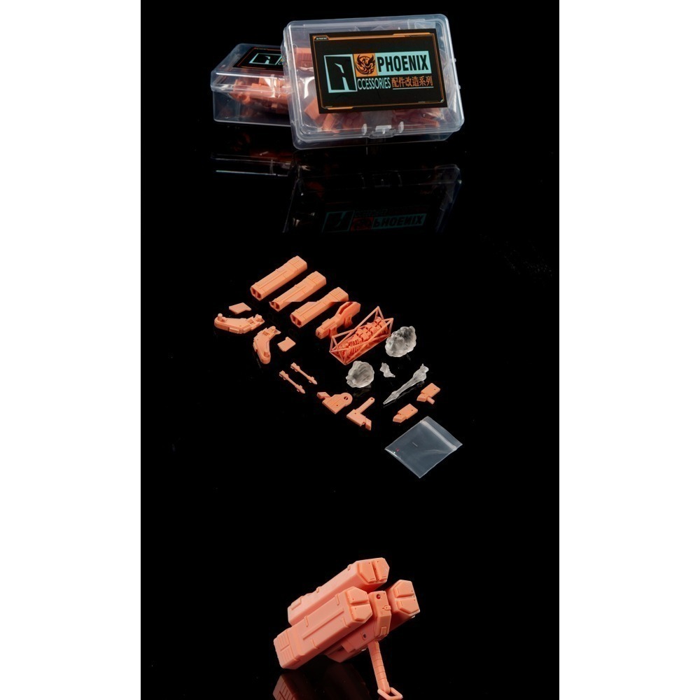 【Max模型小站】菲尼克斯 A-33 HG 1/144鋼彈模型通用 六連導彈發射器 武器改件-細節圖2