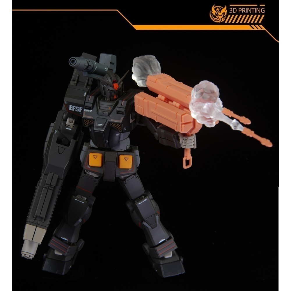 【Max模型小站】菲尼克斯 A-33 HG 1/144鋼彈模型通用 六連導彈發射器 武器改件-細節圖5