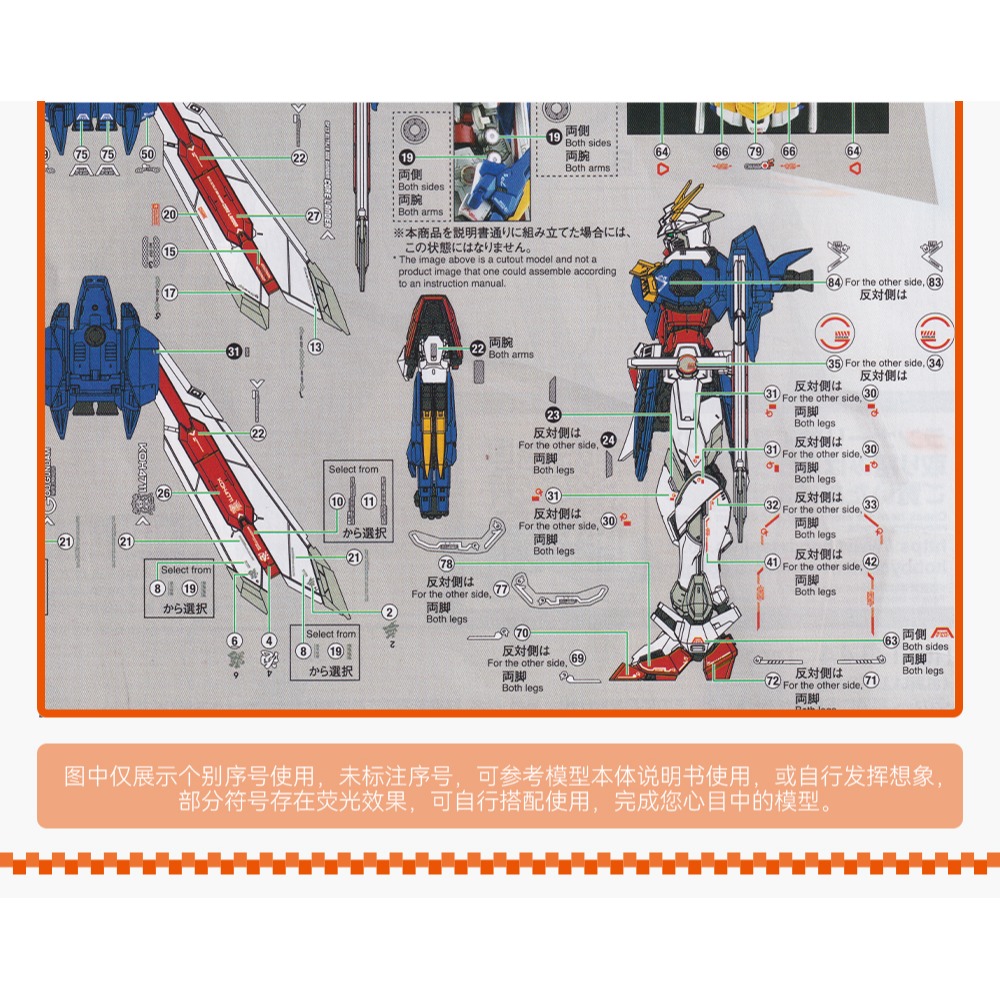 【Max模型小站】GUGU 1/100 胖虎神鋼彈 高清 水貼-細節圖5