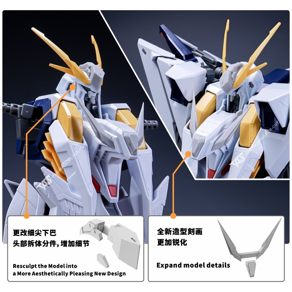 【Max模型小站】TAS沉迷者 HGUC 柯西鋼彈 3D樹酯改件+造型手 模型細節改造-細節圖8