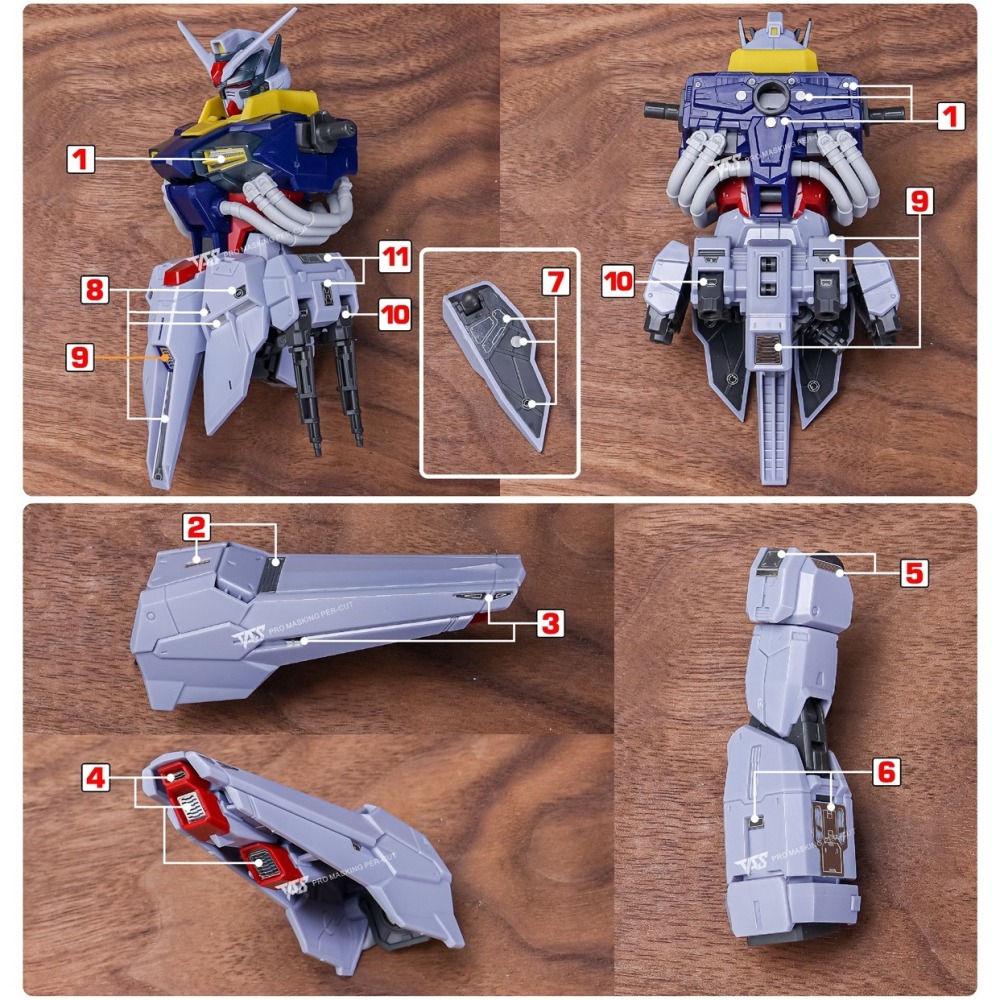 【Max模型小站】TAS沉迷者 MG神意鋼彈 SEED天帝神諭 高精度蝕刻片-細節圖5