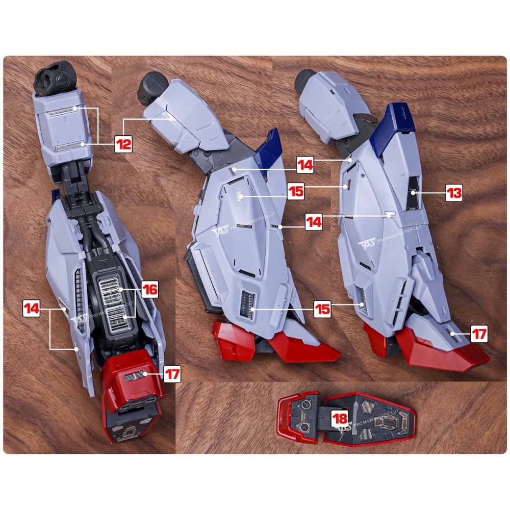 【Max模型小站】TAS沉迷者 MG神意鋼彈 SEED天帝神諭 高精度蝕刻片-細節圖6