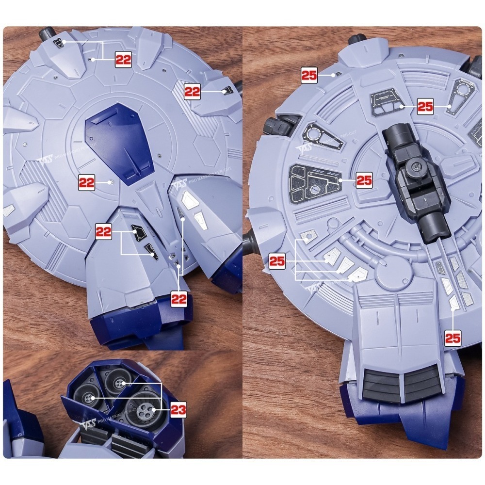 【Max模型小站】TAS沉迷者 MG神意鋼彈 SEED天帝神諭 高精度蝕刻片-細節圖8