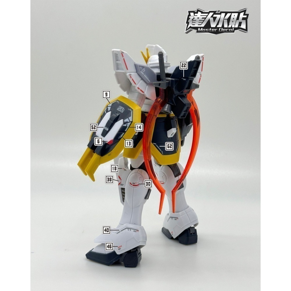 【Max模型小站】達人 (H126) HG 沙漠+重炮 W系列 1/144 高清 螢光水貼-細節圖5