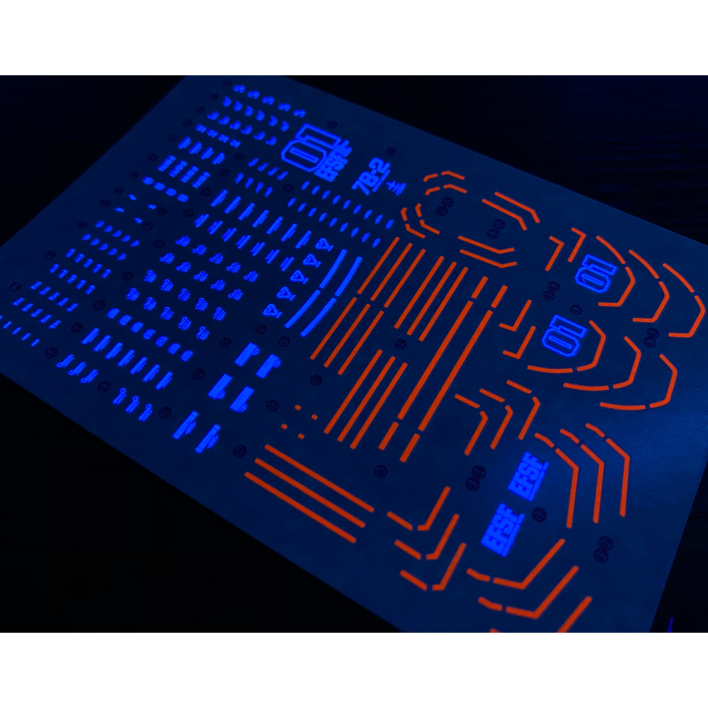 【Max模型小站】雪焰 HG25 HG 重鋼彈 螢光版 高精度 專用水貼-細節圖3